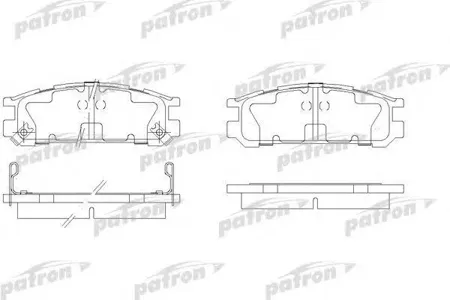 PATRON PBP790 Колодки торм.