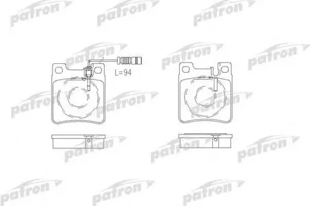 PATRON PBP799 Колодки торм.