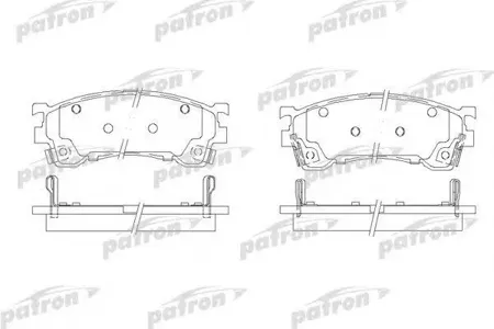 PATRON PBP950 Колодки Ford USA PROBE II 93-98,