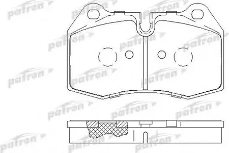 PATRON PBP998 Колодки торм. BMW BMW 7 (E38) 5 (E39) 96- перед.