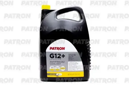 PATRON PCF5010 Антифриз готовый G12G12+ (жёлтый) 10 кг.