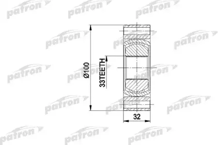 PATRON PCV3001 Шрус