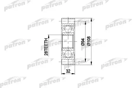 PATRON PCV3014 Шрус