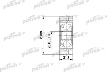 PATRON PCV3024 Шрус