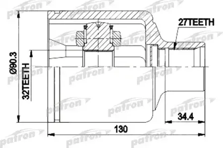 PATRON PCV9535 Шрус