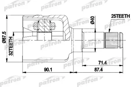 PATRON PCV9536 Шрус
