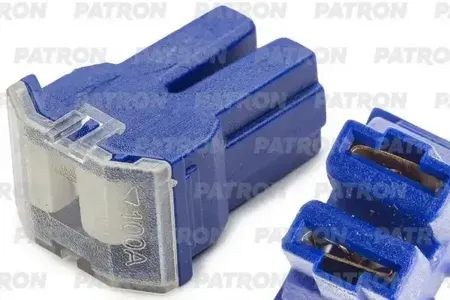 PATRON PFS107 Предохранитель блистер 1шт PFA Fuse (PAL312) 100A синий 30x15.5x12.5mm