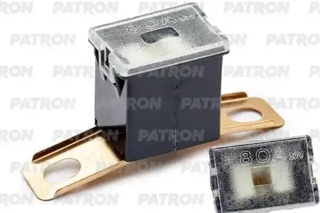 PATRON PFS130 Предохранитель блистер 1шт PLA Fuse (PAL298) 80A черный 36x12x21.5mm