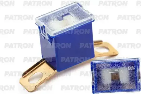 PATRON PFS131 Предохранитель блистер 1шт PLA Fuse (PAL298) 100A синий 36x12x21.5mm