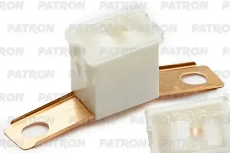 PATRON PFS141 Предохранитель блистер 1шт PLB Fuse (PAL295) 120A белый 48x12x21.5mm