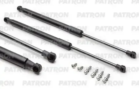 PATRON PGS100102 Амортизатор капота Lada Largus 12- (2шт+крепления) L404 мм. 230N