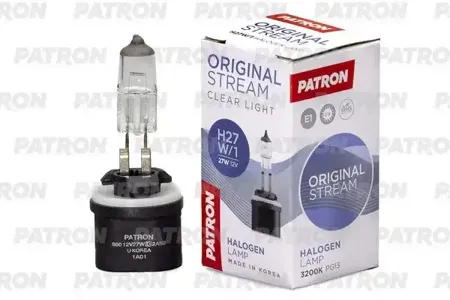 PATRON PLH27W1 Лампа H27W1 12V 27W PG13