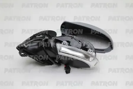 PATRON PMG4005M01 Зеркало наружное в сборе лев, электр, с подогр, асферич, грунт,с указат повор VW Jetta - 05-2010