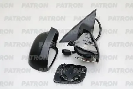 PATRON PMG4019M03 Зеркало наружное в сборе прав, электр, с подогр, выпукл (мал корп зеркала) VW: Passat (B5