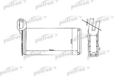 PATRON PRS2079 Радиатор автомобильный