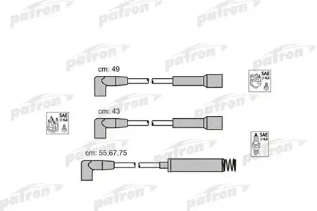 PATRON PSCI1008 Комплект проводов зажигания