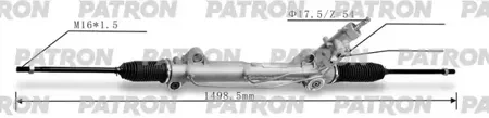 PATRON PSG3112 Рейка рулевая гидравлическая MB Sprinter 3.5-5 t (906) 2006- VW Crafter 30-50 2006-