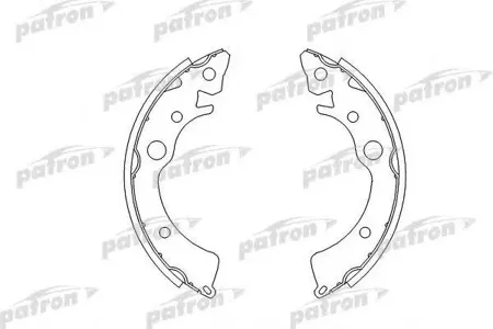 PATRON PSP219 Колодки торм.барабанные Honda Accord IV 90-93,
