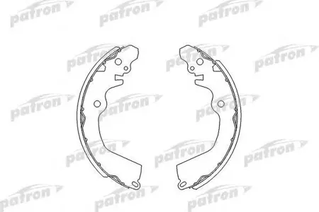 PATRON PSP404 Колодки торм.барабанные