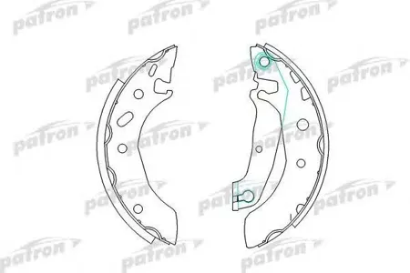 PATRON PSP543 Колодки торм. Ford Fiesta 96-