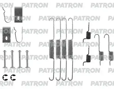 PATRON PSRK0080 Комплект монтажный тормозных колодок