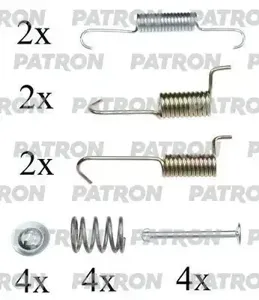 PATRON PSRK0091 Комплект монтажный тормозных колодок барабанных Hyundai : Santa Fe (SM) 00-06 TRAJET (FO) 00- Tucson (JM) 04-