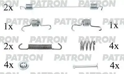 PATRON PSRK0094 Комплект монтажный тормозных колодок