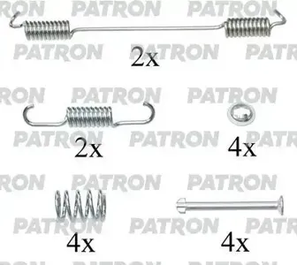 PATRON PSRK0099 Комплект монтажный тормозных колодок