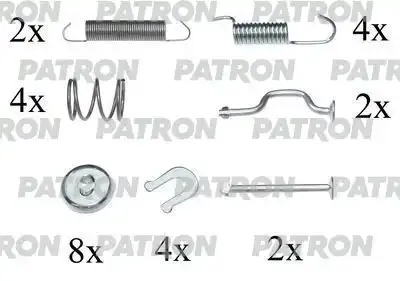 PATRON PSRK0106 Комплект монтажный тормозных колодок