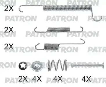PATRON PSRK0125 Комплект монтажный тормозных колодок