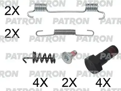 PATRON PSRK0170 Ремкомплект торм. колодок MB E(W210)