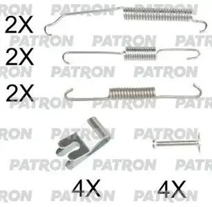PATRON PSRK0211 Комплект монтажный тормозных колодок барабанных Ford Fiesta vi 08- Mazda 2 (de) 07