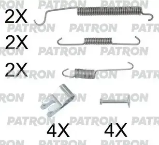PATRON PSRK0220 Комплект монтажный тормозных колодок