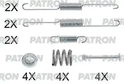 PATRON PSRK0222 Комплект монтажный тормозных колодок
