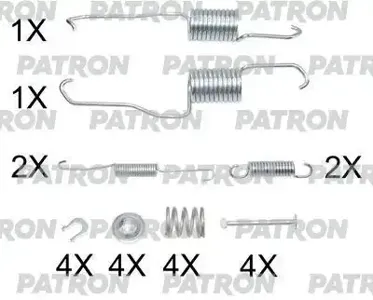 PATRON PSRK0237 Комплект монтажный тормозных колодок