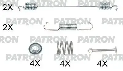 PATRON PSRK0242 Комплект монтажный тормозных колодок