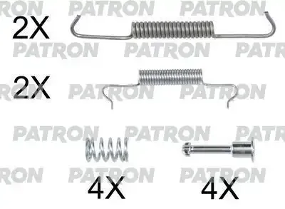 PATRON PSRK0245 Комплект монтажный тормозных колодок барабанных Kia : Sportage (je) 04