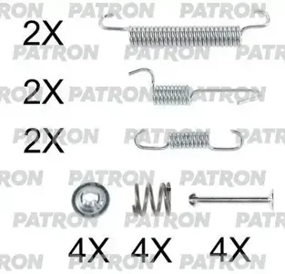 PATRON PSRK0253 Комплект монтажный тормозных колодок