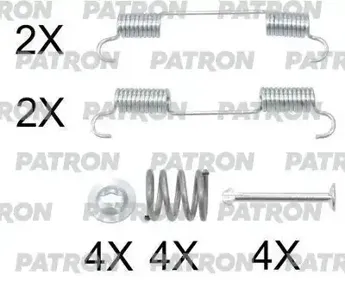PATRON PSRK0255 Комплект монтажный тормозных колодок