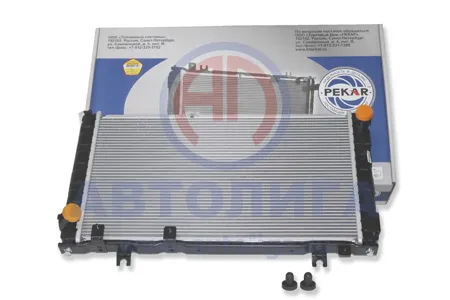 PEKAR 21900130101201 РАДИАТОР ВАЗ-2190 PEKAR МКПП A/C -  (паяный, однорядный, пласт. бачки)