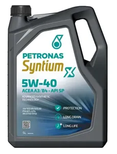 PETRONAS 70983M12EU Масло моторное SYNTIUM X 5W40 A3B4 5л