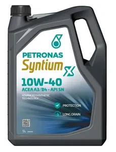 PETRONAS 70984M12EU Масло моторное SYNTIUM X 10W40 A3B4 5л