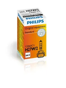 PHILIPS 12060C1 Лампа H27W2 12060 12V 27W PGJ13 (Картонная упаковка 1 шт.)