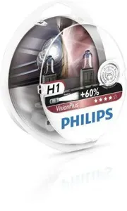 PHILIPS 12258VPS2 Лампа H1 Vision Plus 12V (55W) в блистере 2 шт