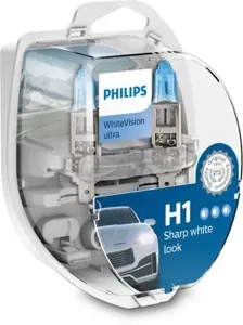 PHILIPS 12258WVUSM Лампа h1w5w whitevision ultra