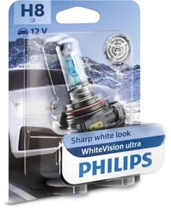 PHILIPS 12360WVUB1 Лампа H8 12360 WhiteVision ultra B1