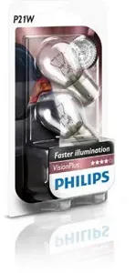 PHILIPS 12498VPB2 Лампа P21W 12V 21W BA15s