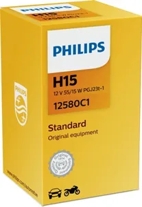PHILIPS 12580C1 Лампа накаливания, фара дальнего света