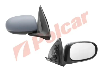 POLCAR 2755522M NISSAN ALMERA (N16) 03.00 - 12.02 :ЗЕРКАЛО ВНЕШНЕЕ ПРАВОЕ (ЭЛ.,ПОД ПОКРАСКУ,СТЕКЛО ВЫПУКЛОЕ)  POLCA