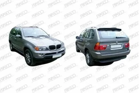 PRASCO BM8202014 Решетка радиатора левая серая хромированная BMW E53 3.0-4.4i3.0D 00-06